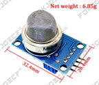 MQ-2 MQ-3 MQ-4 MQ-5 MQ-6 MQ-7 MQ-8 MQ-9 MQ-135 Detection Smoke methane liquefied Gas Sensor Module for Arduino Starter DIY Kit