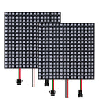 1~2PCS WS2812B 8X8 16X16 8X32 LED Pixel Panel Flexible Matrix Screen WS2812 RGB Led Module Individually Addressable IC DC5V