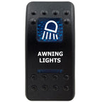 12V Marine Grade Rocker Switch SPST/ON OFF, DPDT/(ON) OFF (ON) Blue Led Light Bar for Carling ARB NARVA Replace Waterproof IP66