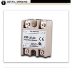 Relay Solid State Ssr Rele 220V Module Modulo Voltage Smart 24V Relè Switch Contactor Reley Heatsink 40 10A 40A Din 25A Ssd 40Aa
