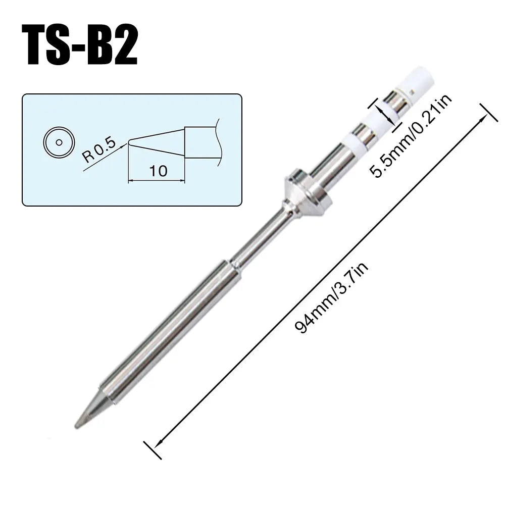 TS Series Pine64 TS100 TS101 Soldering Iron Tips Replacement Various Models of Pinecil Electric Soldering Iron Tip BC2 ILS C4 KU