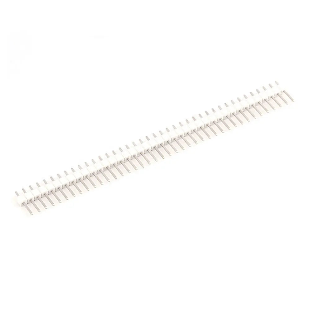 10PCS 2.54mm 1X40Pin Single Row Male Breakable Pin Header Connector PCB Pin Strip for Arduino Yellow/Green/White/Black/Red/Blue