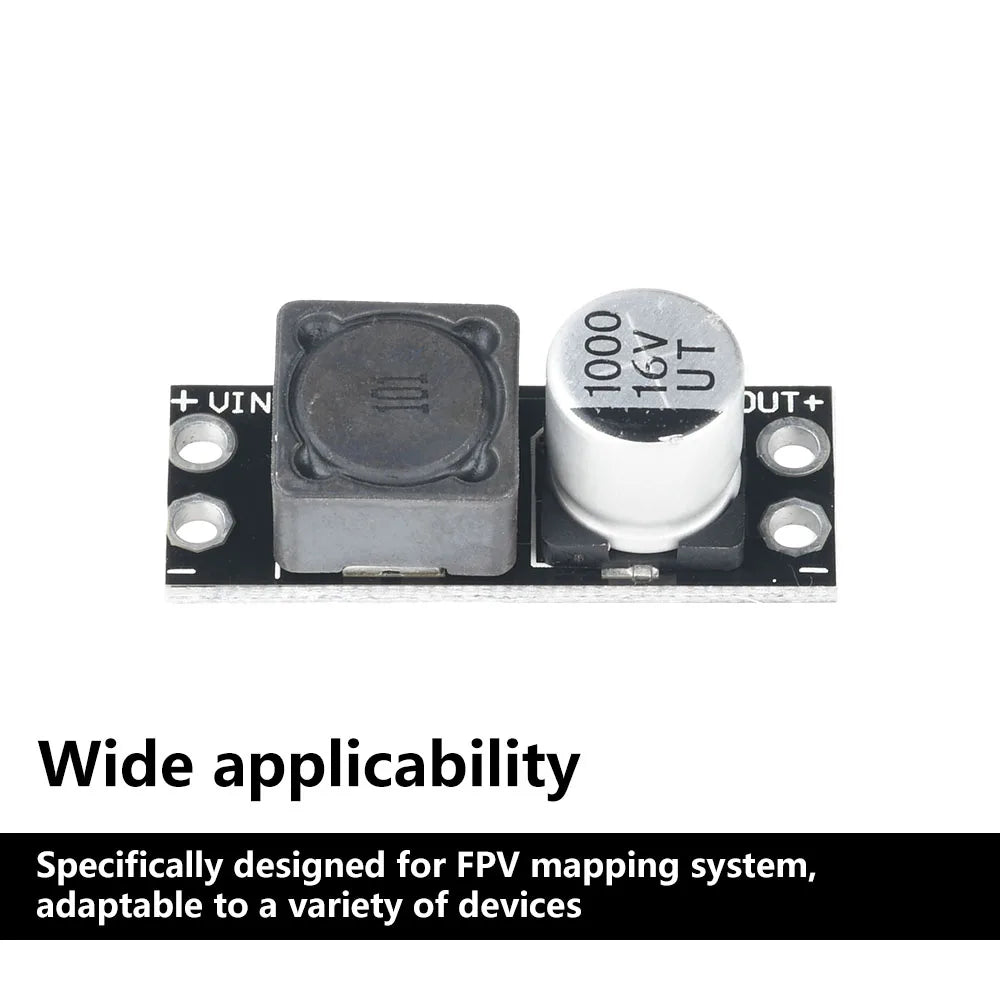 DC 16V 2A LC Power Filter Module Anti-Interference Noise Suppressor for Video/Signal Transmission Eliminates Ripple & EMI