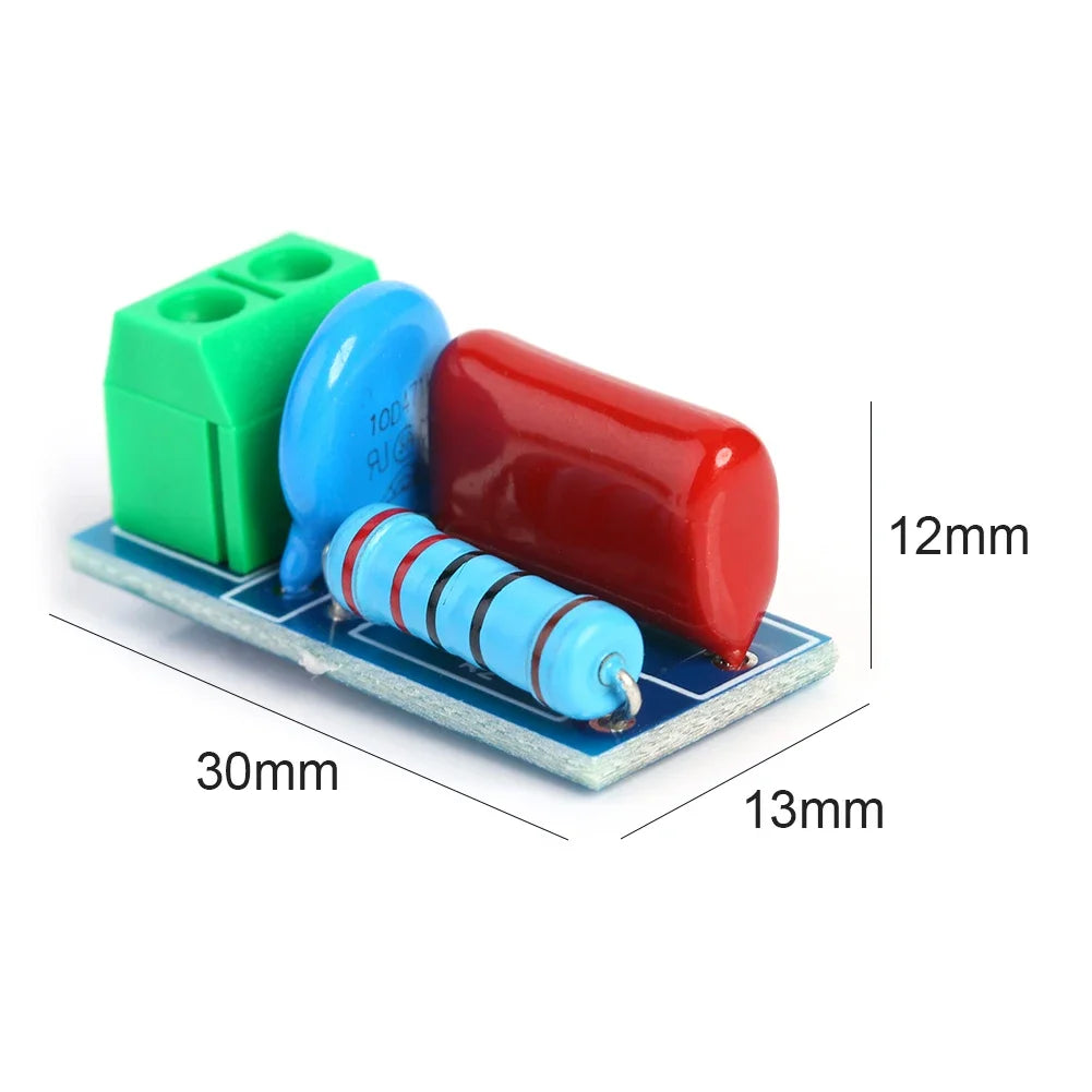 1/2/3/5/10PCS RC Absorption/Snubber Circuit Module Relay Contact Protection Resistance Surge Circuit Anti-interference Module