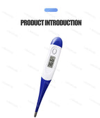Thermometer for Adults, Soft Head Digital Oral Thermometer for Fever, Basal Thermometer with 15 Seconds Fast Reading