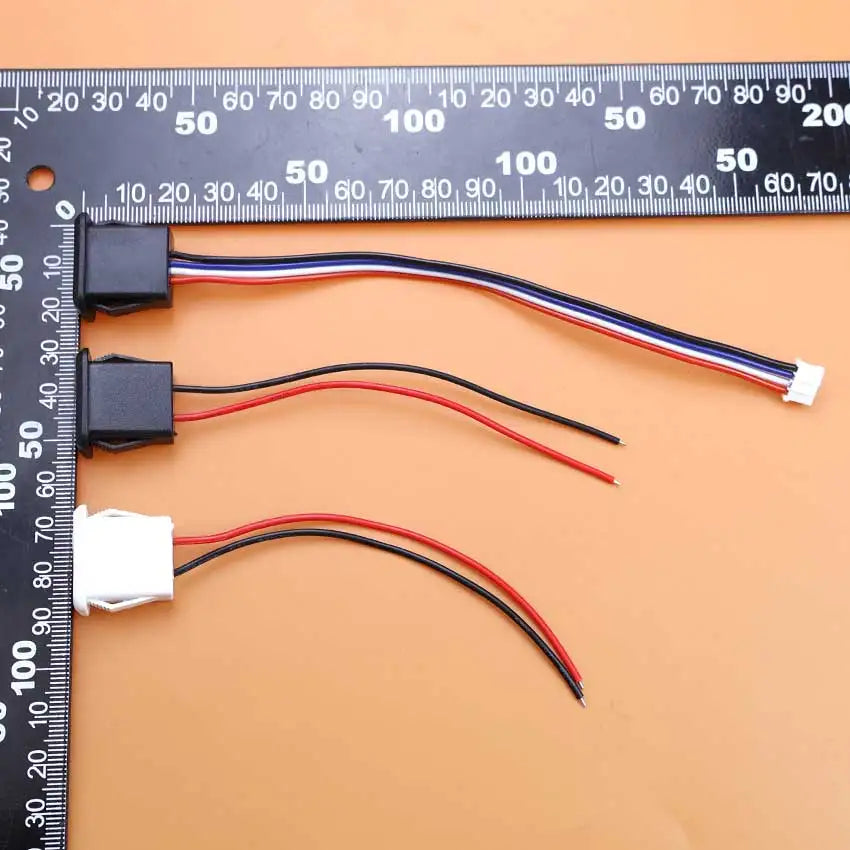 1/5pcs 2Pin 4Pin USB 2.0 Female Power Jack 2P 4P USB A Charging Port Connector With DIY Cable PH2.0 Terminal USB Charger Socket