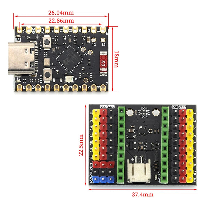 MINI ESP32-C6 SuperMini Development Board Microcontroller Programming Learning Controller Core Board