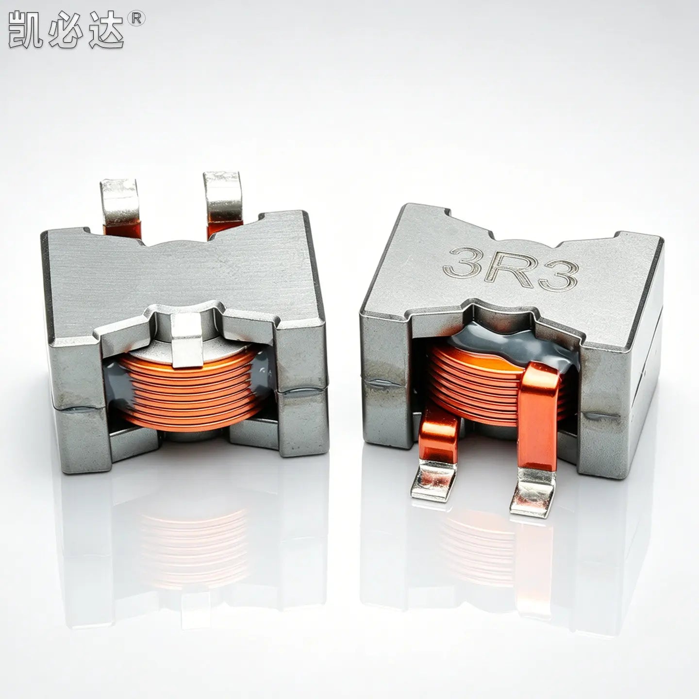 High Current Power Inductor Flat Copper Wire Magnetic Rod DC Filtering Energy Storage Pin Inductor Choke Coil 200A