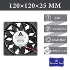 Gdstime 120mm USB PC Fan 5V 12V 24V 48V 12cm DC Brushless Cooling Fan 12025 2PIN 3PIN 4PIN Ball Computer Case Fan Waterproof Fan