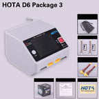 HOTA D6 DC650W 15A Dual Smart Charger Maximum current 1600mA Built-in Micro USB for 1-6S Lipo LiHV/NiZn/Nicd/NiMH Battery