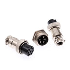 2Sets GX16 2/3/4/5/6/7/8/9 Pin Male & Female 16mm Circular Aviation Socket Plug Wire Panel Connector