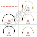 Wifi Router Extension RP SMA Male to Reverse Female Pigtail Cable Adapter RG316  RG174 RG178 RG58 RG142