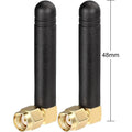 Mini Dual Band WiFi Antenna 2.4GHz 5GHz 5.8GHz MIMO RP SMA Male for FPV Bluetooth USB Adapter Computer PCIe Card Router Camera