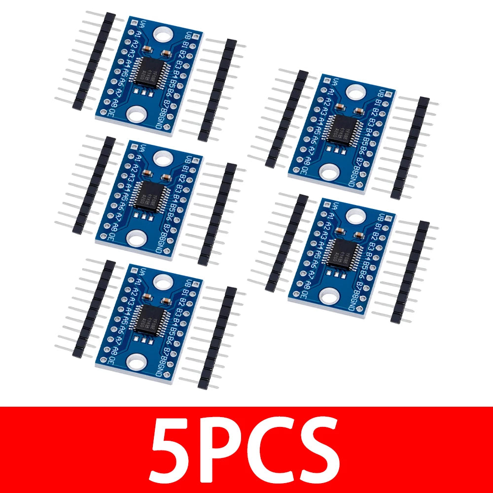 TXS0108E 8-Channel 1.4V-5.5V Bidirectional Logic Level Shifter with Auto-Direction Sensor 10Mbps High-Speed Voltage Converter
