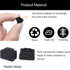 Ethernet Hub Port RJ45 Anti Dust Cover Cap Protector Plug RJ45 DustPlug For Laptop/ Computer/ Router RJ45 Connector Port Caps