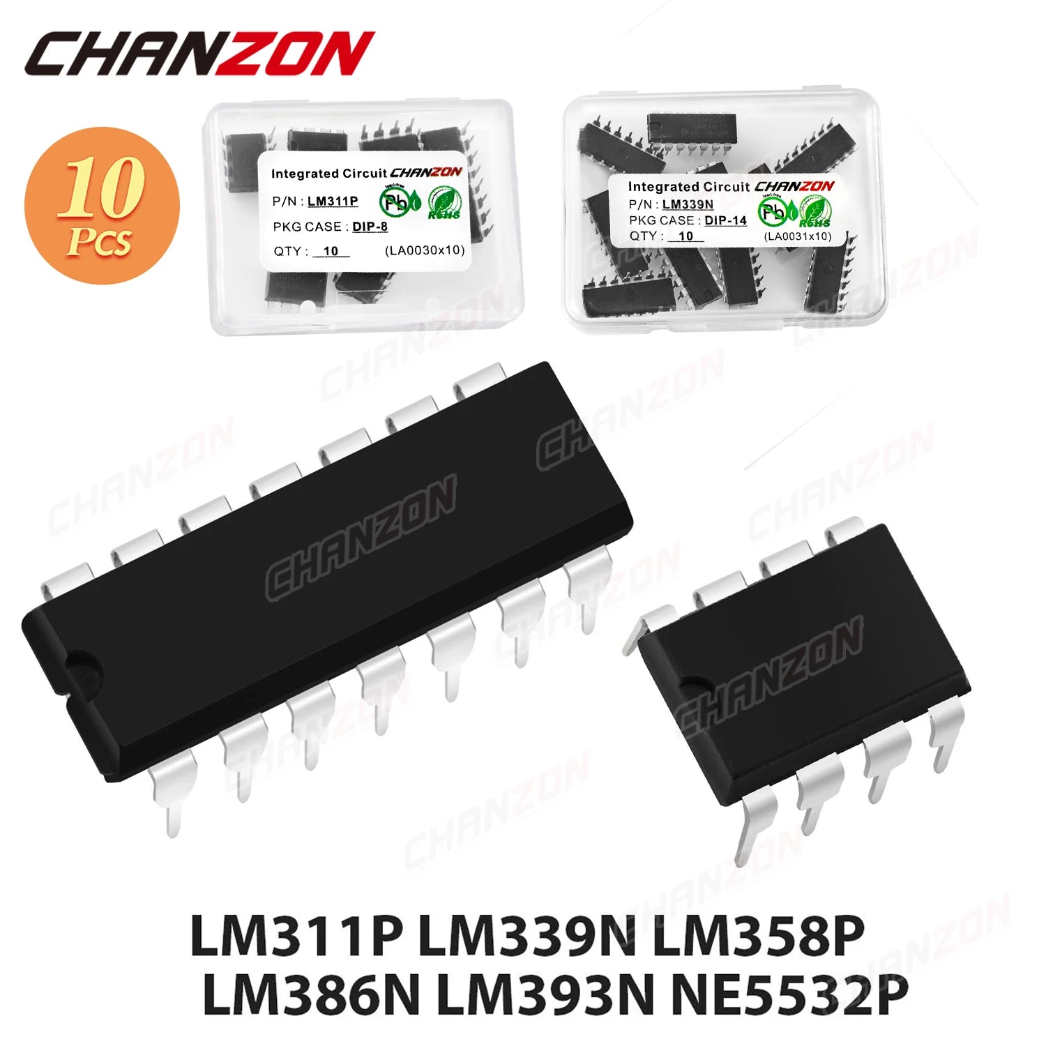 10PCS LM311P DIP8 LM311 DIP LM339N DIP14 LM339 LM358P LM358 LM358N LM386N LM386 LM393P LM393N LM393 NE5532P NE5532 IC Original