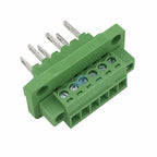 1Pair 15EDG 3.81mm Pitch Through Wall Plug-in Terminal Blocks 2/3/4/5/6/7/8Pin Plug & Pin Header Socket Set