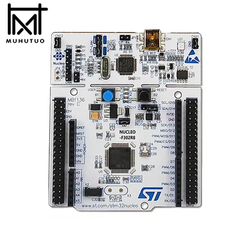 STM32 Nucleo-64 Board NUCLEO-F302R8T6 Development Kit with STM32F302R8 Microcontroller