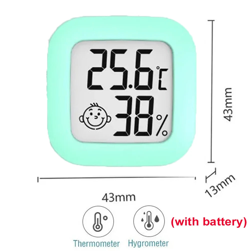 1 Pc Digital LCD Thermometer Hygrometer Indoor Room Mini Electronic Temperature Humidity Meter Sensor Gauge for Home Baby
