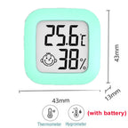1 Pc Digital LCD Thermometer Hygrometer Indoor Room Mini Electronic Temperature Humidity Meter Sensor Gauge for Home Baby