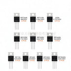 Transistor Assortment To220 Mosfet Irfz44n Irf510n Irf540n Irf3 Power Switching Component Electric Hardware Repair Project Parts