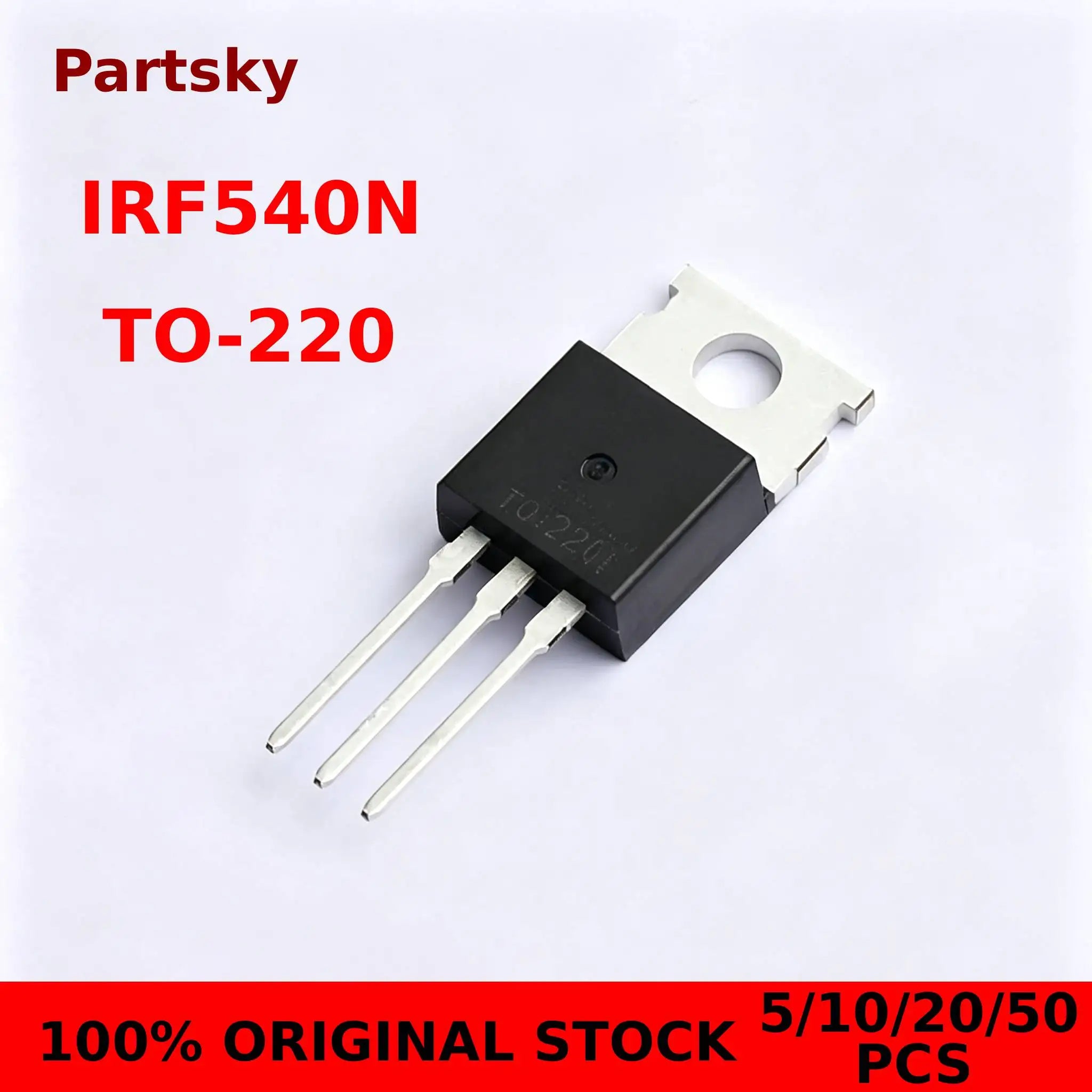 20Pcs/2pcs NEW IRF540N IRF540 IRF540NPBF MOSFET MOSFT 100V 33A TO-220 N-Channel Rectifier Chip IC New Original IN STOCK