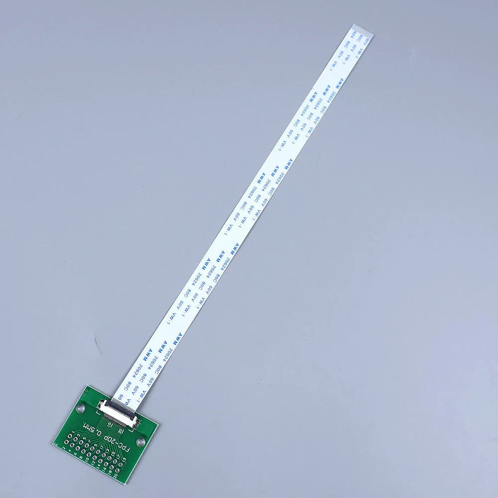 1set FFC/FPC Connector + 0.5mm Pitch 60/120/200mm Length FFC Cable 4P 6P 8P 10P 12P 20P 24P 30P 40PIN