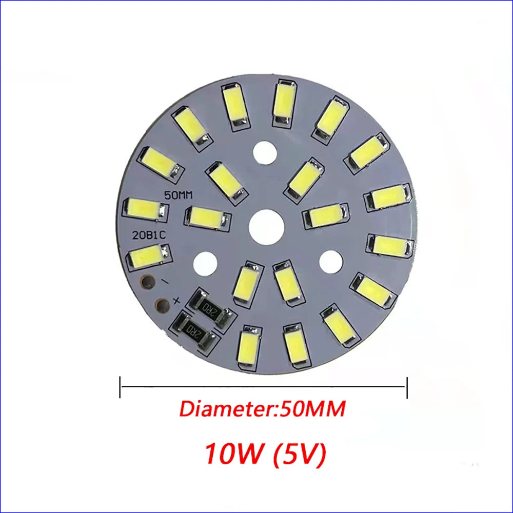 1PCS DC5V Dimming Light Switch Of 2 Meters With LED Chips 5730 SMD LED Lamp 1W 2W 3W 4W 5W 10W LED Light Beads White Warm White