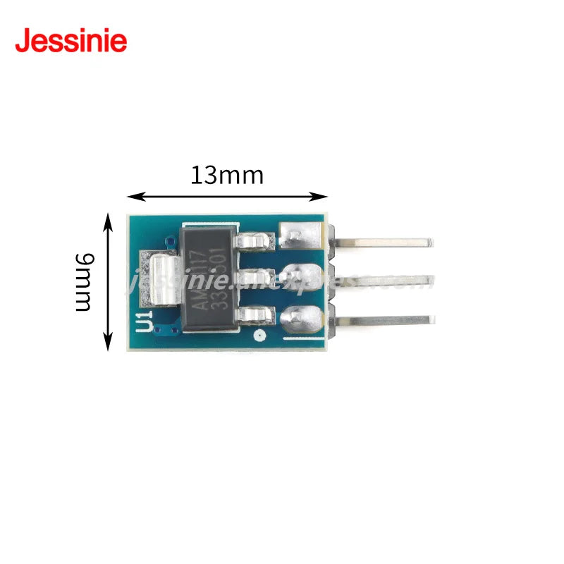 10Pcs/1pc AMS1117 3.3V 5V Power Module LDO Linear Regulator 800mA Direct Plug 3 Pin for Arduino