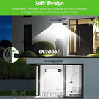 316/158 LED Solar Light Bar Outdoor 7 Mode Motion Sensor Separate 1/2Head Lamp with 3 Meter Wire Street Wall Lights Garage Yard