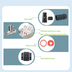 1PCS M23 RJ45 Connector IP68 Waterproof Toolless Field Extension Kit,Full Shielded Coupler for Cat6 Cat6A Ethernet Cable Outdoor
