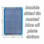 PCB Circuit Prototyping Board Double Side Prototype Boards DIY Universal Printed Perfboard Electronic Kit Double Sided Tin Spray