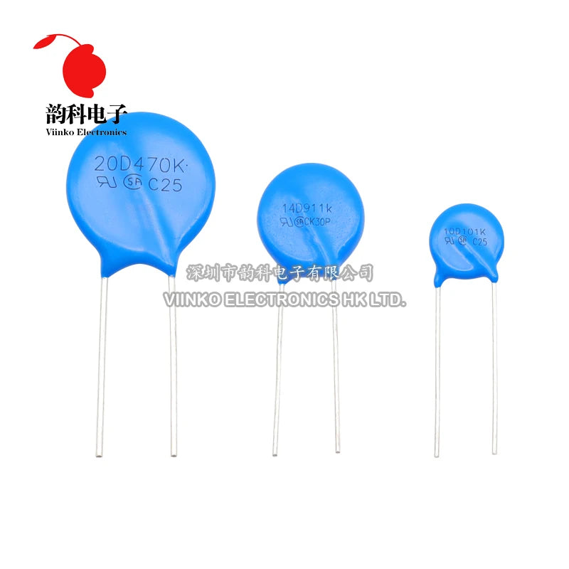 1000pcs varistor 10D270K 10D330K 10D390K 10D470K 10D151K 10D241K 10D271K 10D331K 10D391K 10D431K 10D471K 10D561K 10D681K 10D821K