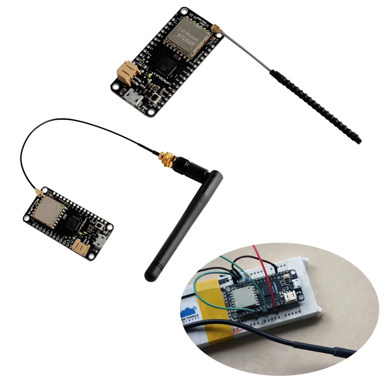 DIYmall LoRa32u4 II Development Board SX1276 HPD13 915MHz Low-Power Lora Module for Arduino IoT
