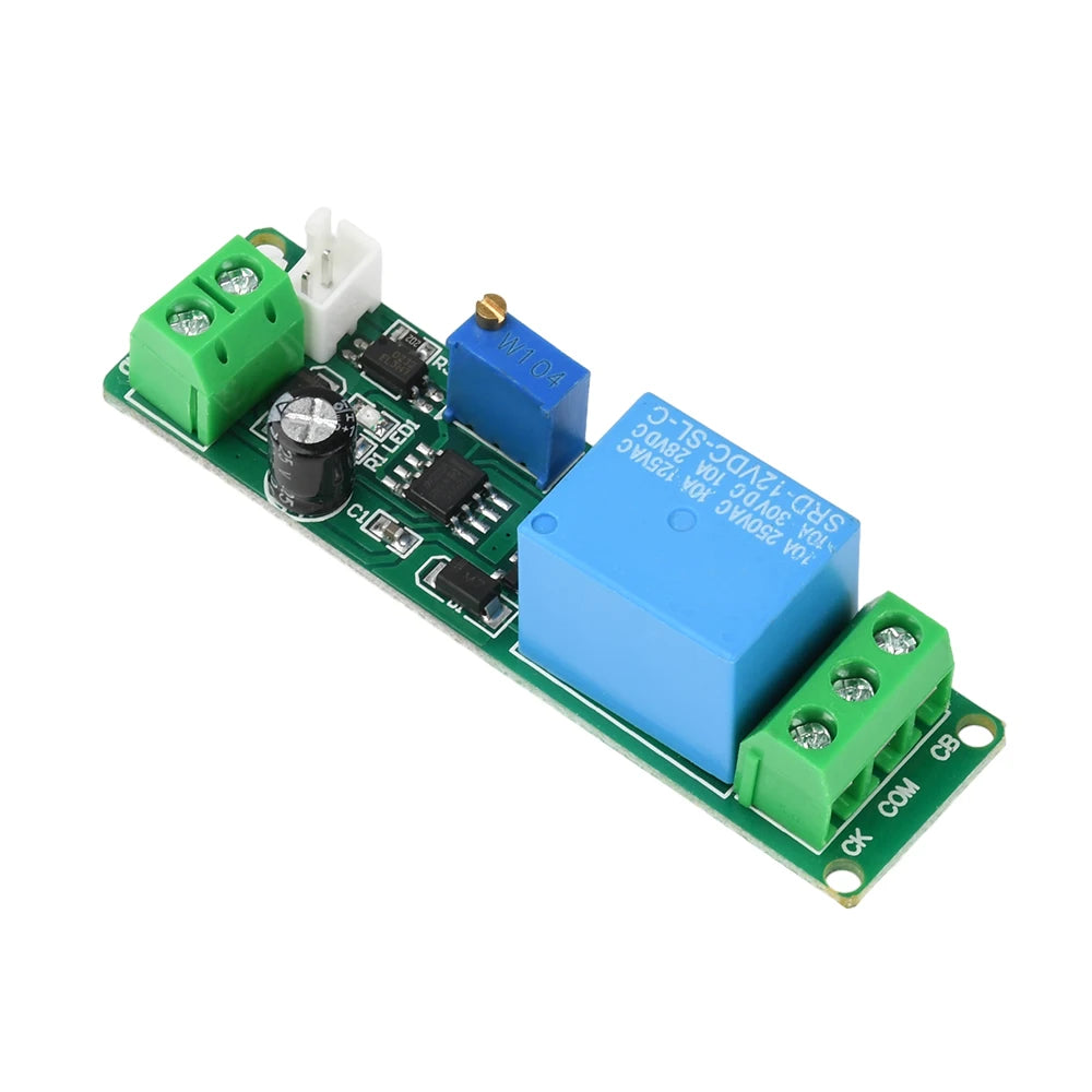 DC 5-12V relay switch module Timing Relay Switch Adjustable external button triggers connection delay Timer 1~10sec Delay Off