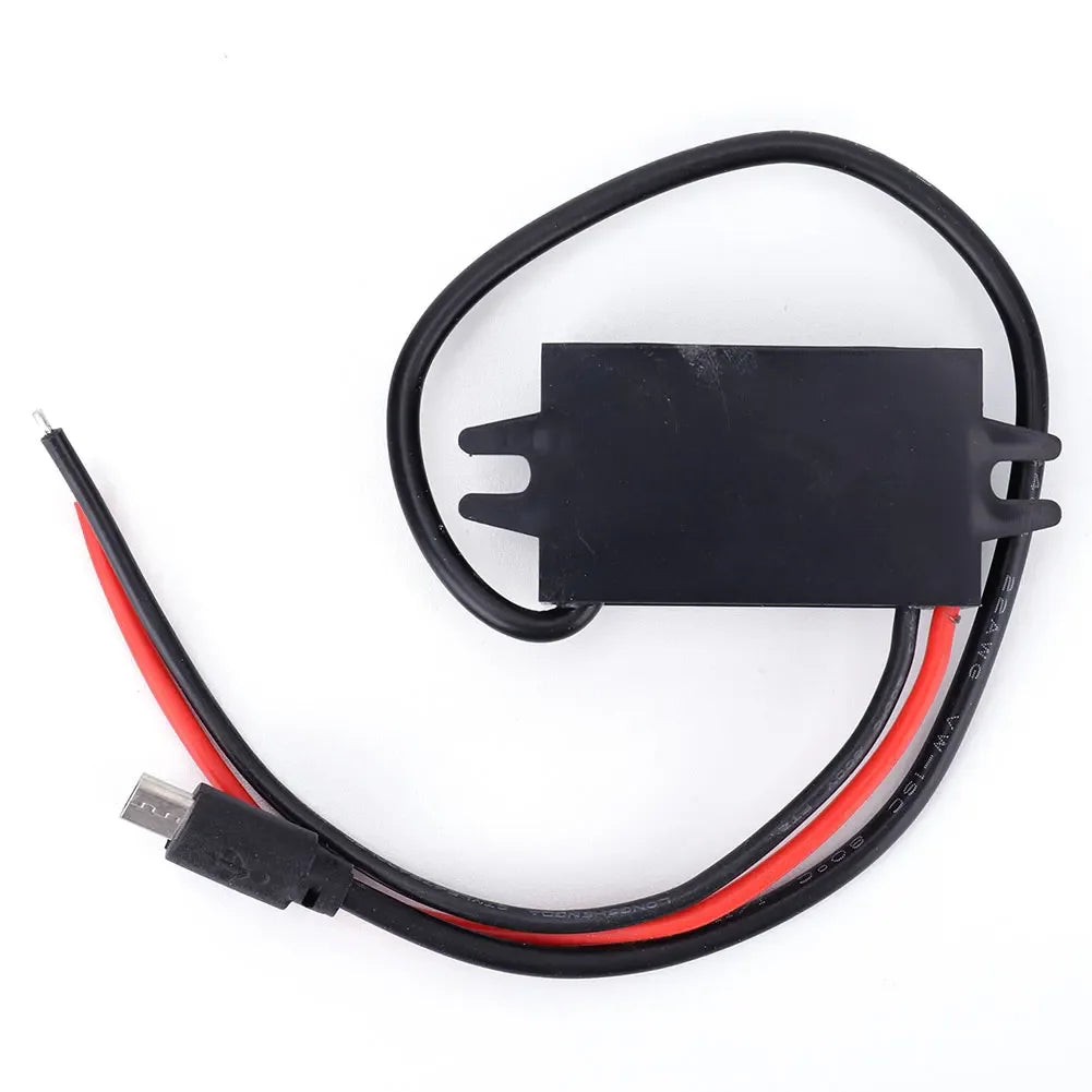 12V To 5V 3A 15W DC/DC Converter Regulator Waterproof CPT Car Power Converter Output Power Adapter Wire Interface