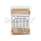 300PCS 10R - 1M Ohm 30Kinds*10pcs=300PCS 1/4W 1/2W 1W Resistance Set 1% Metal Film Resistor Assortment Kit