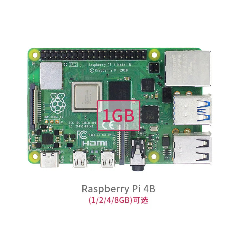 Raspberry Pi 4th generation B type 4B 1GB/2GB/4GB/8GB development board Zero2W/PICO W microcomputer LINUX main board