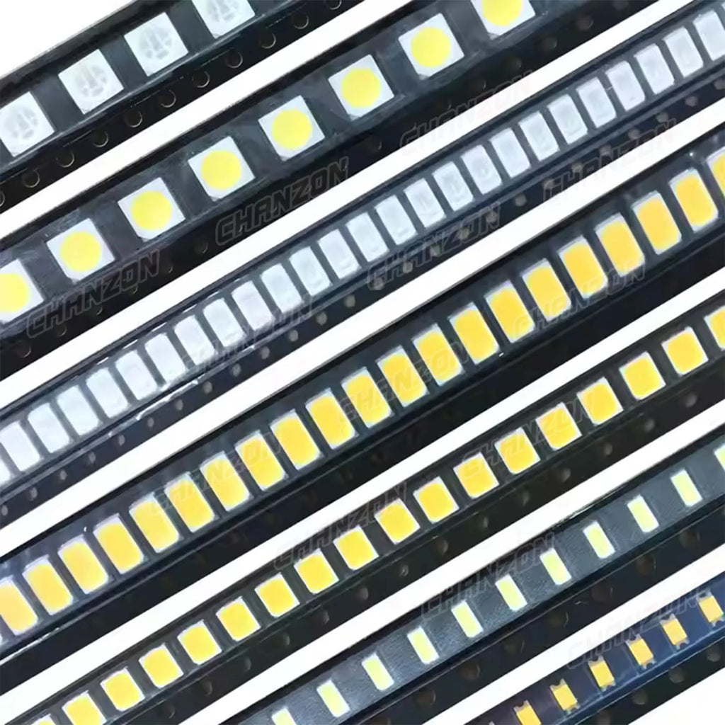 0603 0805 1206 3528 2835 5730 SMD LED Diode Warm White Red Yellow Green Blue Orange SMT Light Emitting Diode 2V 3V 2 Volt 100pcs