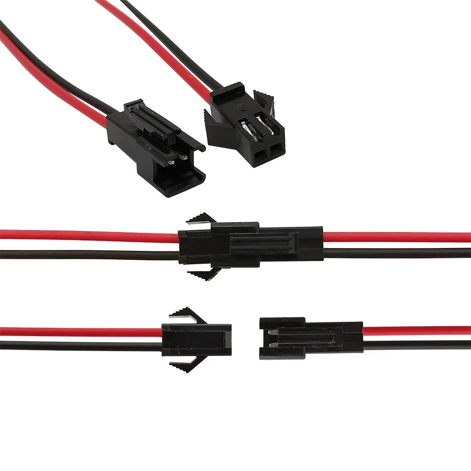 5Pair 2P 3 4Pin JST1.25mm PH 2.0mm XH 2.54mm SM2.5 JST Male Plug Female Jack Socket DIY Electrical Wire Terminal Cable Connector