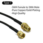 RG174 SMA to SMA Cable Female to Male extension jumper Pigtail Adapter Cable my SMA Antenna cable For WIFI 3G 4G GSM Antenna