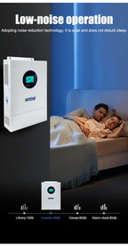 ANENJI Split Phase 12KW 48V Hybrid Solar Inverter Parallel Inverter Pure Sine 120V 220V On Grid MPPT 200A Solar Charger PV 500V
