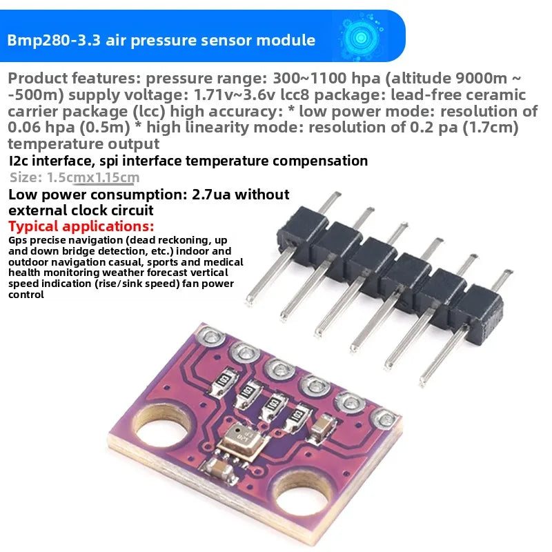 BMP180 BMP280 BME280 388AHT20 High-precision Temperature, Humidity and Atmospheric Pressure Sensor Module High Quality Module