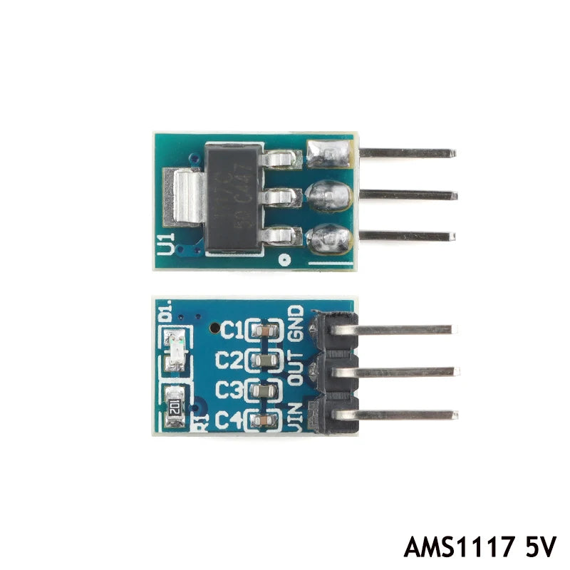 20pcs/1pc AMS1117 3.3V 5V Power Supply Module AMS1117-3.3 AMS1117-5.0 LDO Linear Regulator Board 800mA