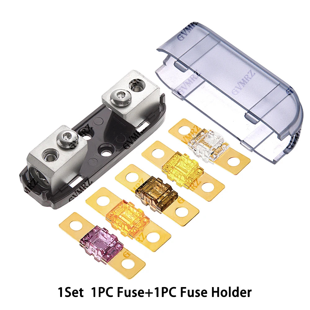 1Set 20A 30A 40A Car Audio Auto Mini ANL AFS Car Fuse Holder Block with Fuse 100A 150A 200 MINI ANL 32V Good Quality 50A 60A 80A