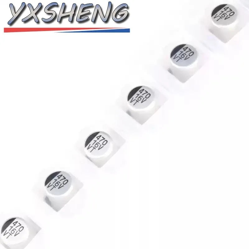 10Pieces 6.3V 10V 16V 25V 35V 50V 63V SMD Aluminum Electrolytic Capacitor 1uF 2.2uF 3.3uF 4.7uF 10uF 22uF 47uF 100uF 220uF 330uF