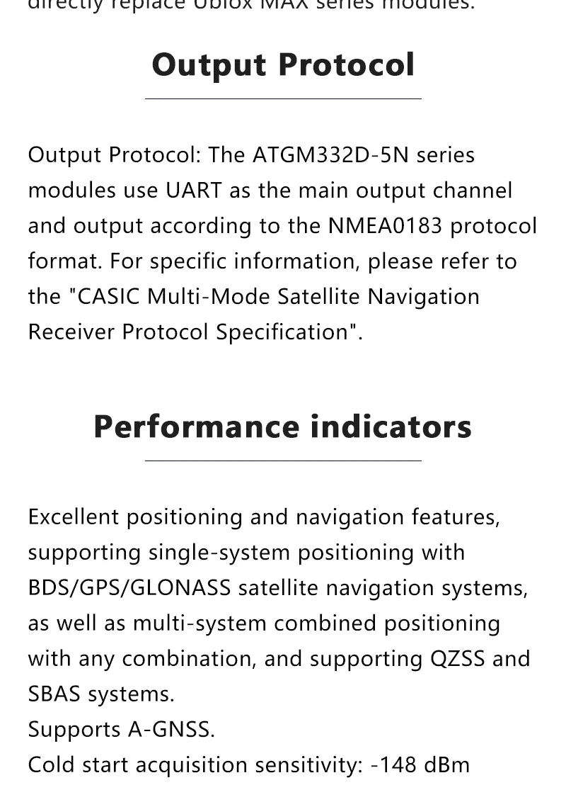 ATGM336H GT‑U8 GPS BDS Beidou Dual‑Mode GNSS Module Satellite Positioning Navigation Module With Ceramic Antenna for Arduino