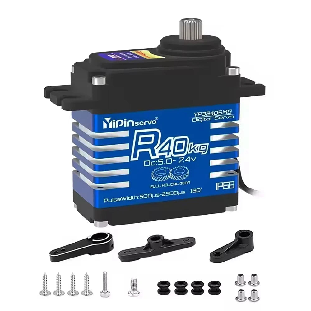 40KG 35KG Digital Servos Motor All Steel Helical Gear Waterproof RC Servo  for 1/8 1/10 RC Trucks & Competition Robots