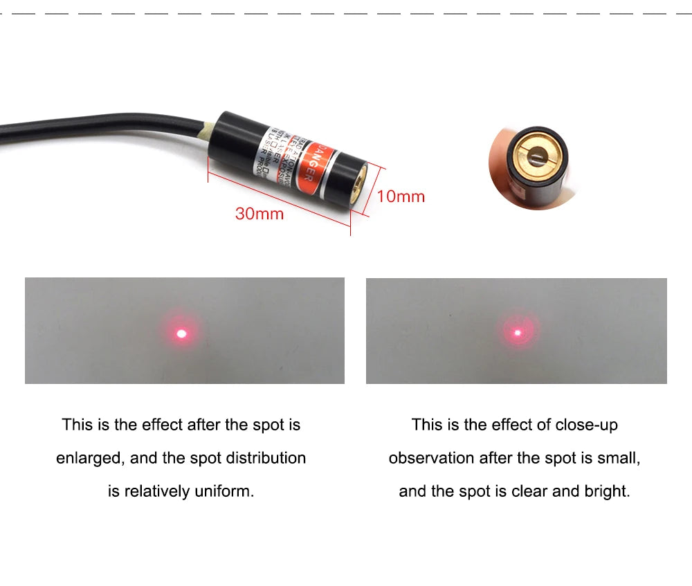Hunst Red Dot Set Positioning Diode Module Laser Engraver Dia:20/25mm DC 5V For DIY Co2 Laser Head