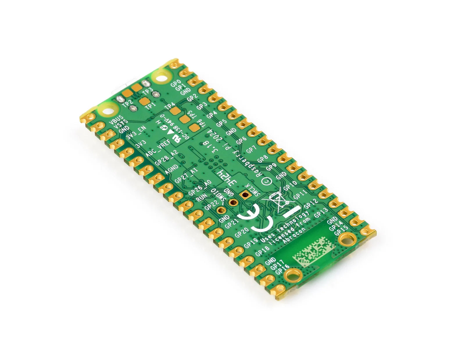 Raspberry Pi Pico 2 W Microcontroller Board, Based on Official RP2350 Chip, 2.4GHz 802.11n WIFI and Bluetooth 5.2